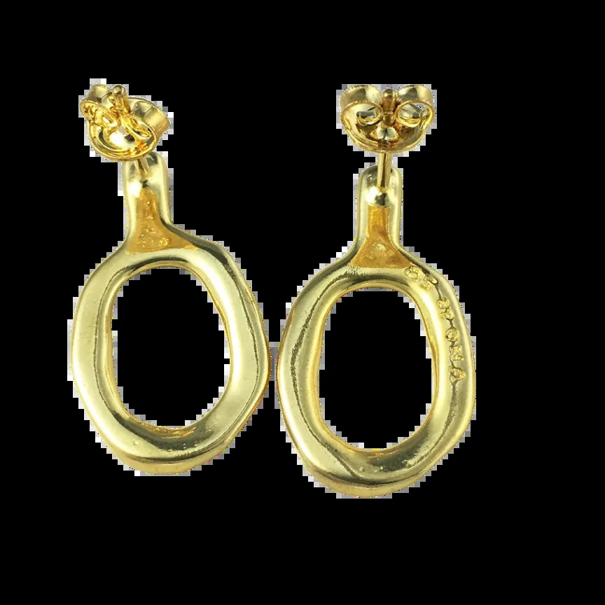 Charming Spanish Royal Jewelry Original Pure Silver 925 Stud Earrings Trend Engagement Birthday 250409