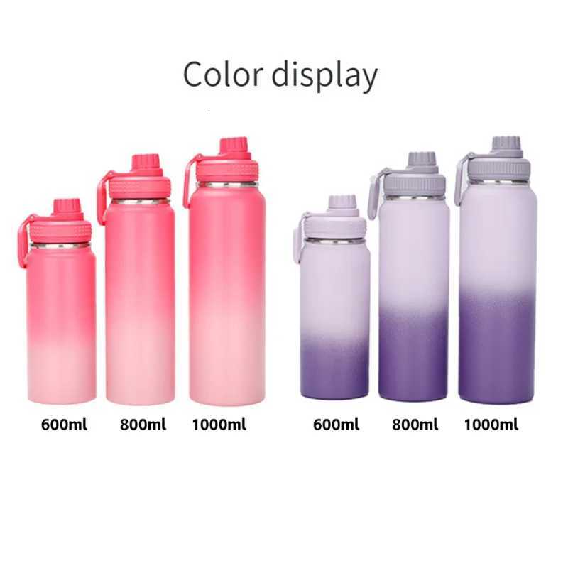 Custom Name 600/800/1000ml Insulated Double Layer Stainless Steel Thermal Water Bottle Personzed Gift C251114