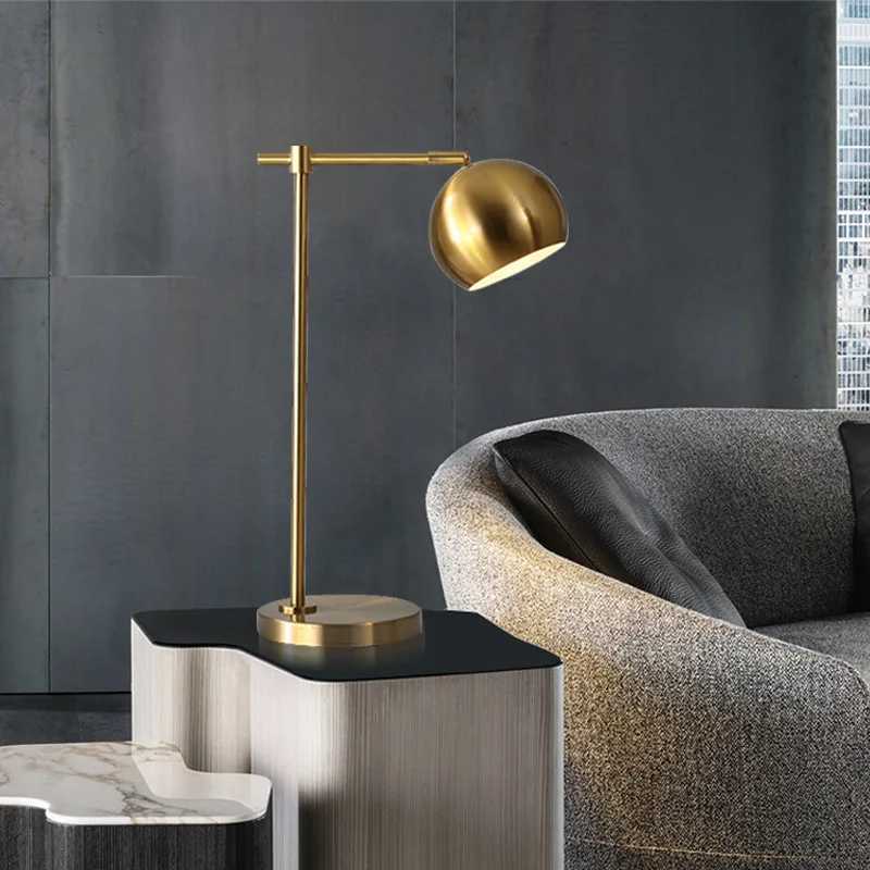 Gold Industrial Table light Vintage Desk Lamp Reading Lamp Bedroom Living Room Office LED Nightstand Lamp With E27 Holder M251114