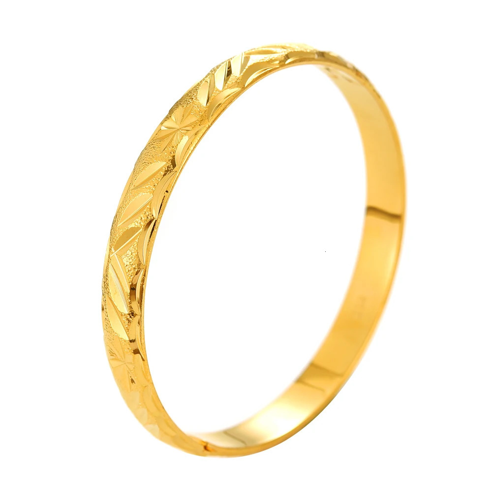 24K Gold Plated Dubai can open Bangle for Women Middle East Gold Bangles Ethiopian Mesh Bracelets Wedding Jewelry African Gifts 251113