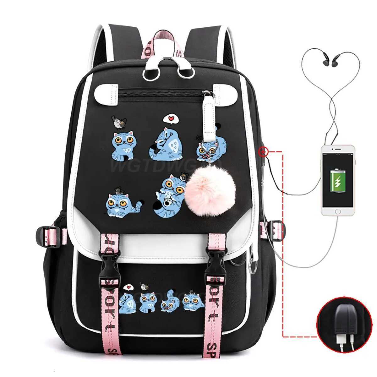 Hot Movie Print Derpy Tiger School Bags for Student Girls Hot Movie Print Backpack Women Laptop Backpack Travel BagpacksW251113