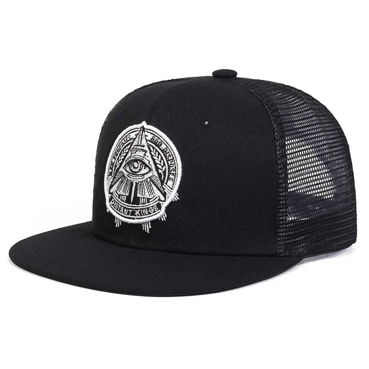 Adjustable Fashion Fastball Hat Gods Eye Artificial Suede Hip Hop Snap Cap Neutral Outdoor Casual Sun Baseball Hat W250414