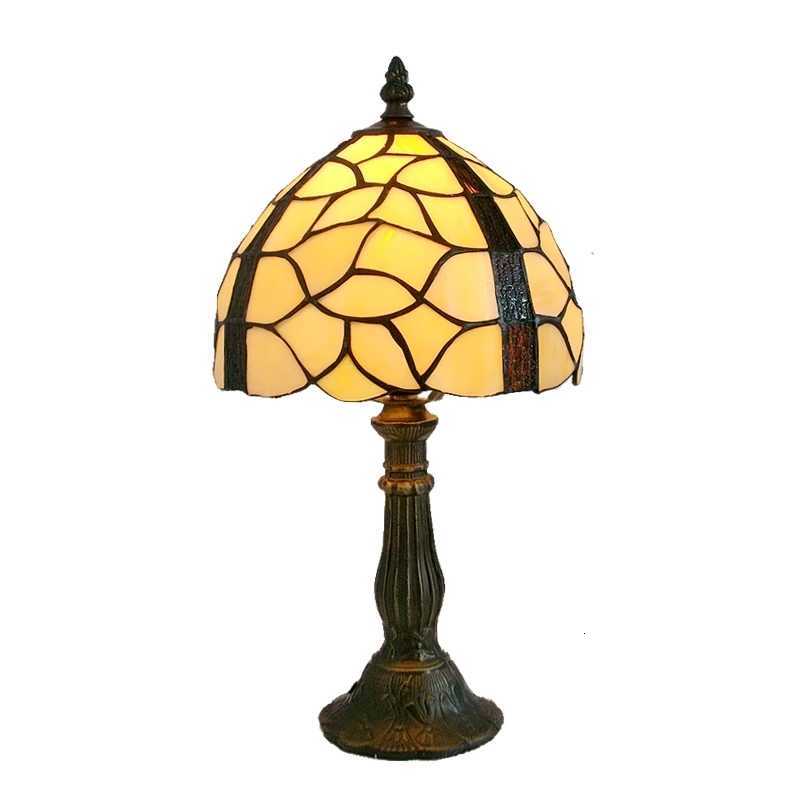 Nordic Sunflowers Pastoral Retro Desk Lamp Tiffany Glass Wedding Gifts Lighting Bedroom Bedside Reading Light Personality M251114
