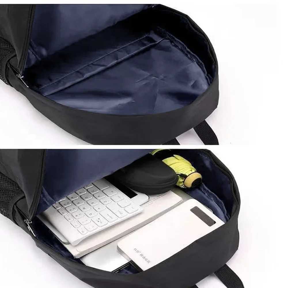 Large Capacity Black Backpack Light Simple Travel Bag Backpacks Student School Bags Student Zipper Backpack Storage bagW251113