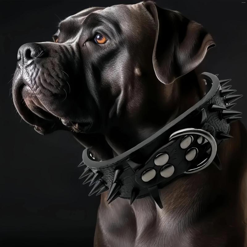 Update Dog Collar Nail Medium Large Bulldog Bully Anti-Bite Pet Products