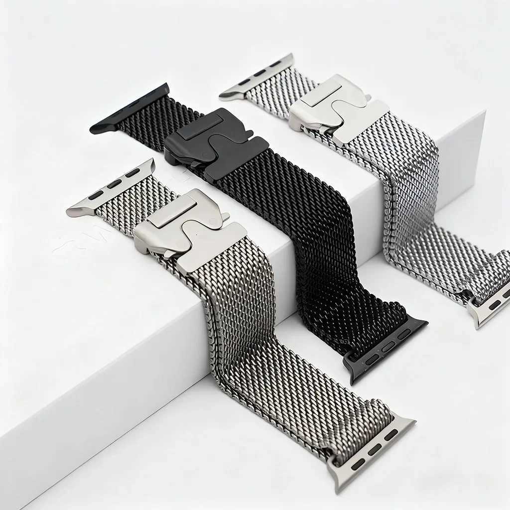 Milanese Loop Titanium Straps For watch Series 11 10 9 5 4 SE 8 7 6 46mm-42mm-41mm-45mm-44mm 40mm Ultra 2 49mm Accessories X251114