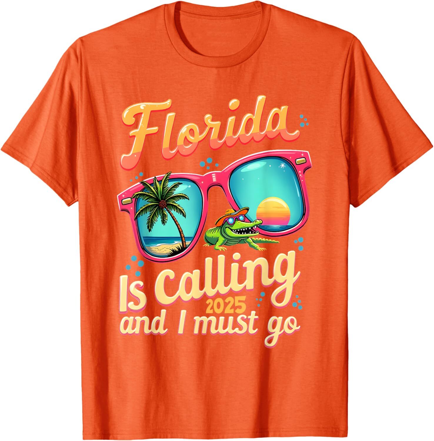 T shirt for Mens Florida Is Calling And I Must Go Summer Vibes Florida Trip Graphic Tee Casual Tops Clothes Short sleeve