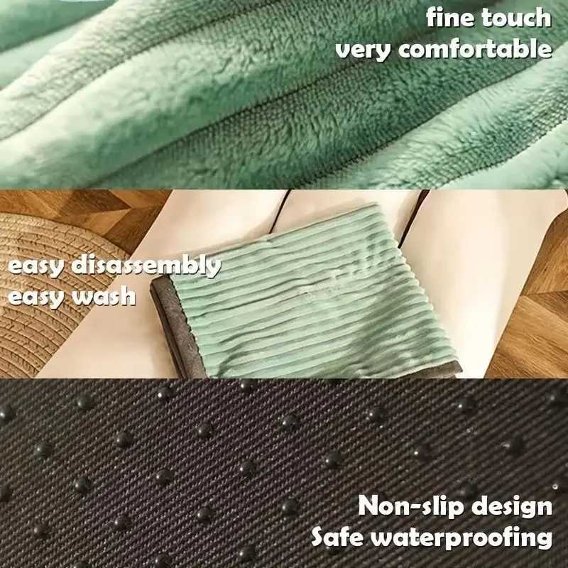 Up to 100 pounds of dog mat floor mat detachable and washable large dog house pet mat soft and comfortable bed X250412