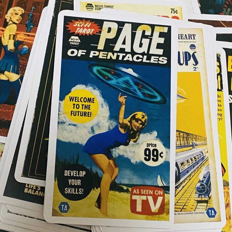 Todd Alcotts Sci-Fi Tarot cards C251114