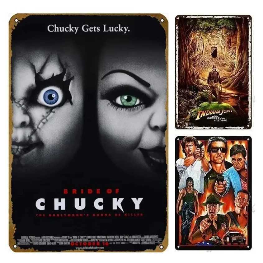 Metal Tin Sign Poster Classic Video Game Film Poster Metal Plaque Decor Bar Club Home Wall Signs Decorative Iron Plate PaintingM251114