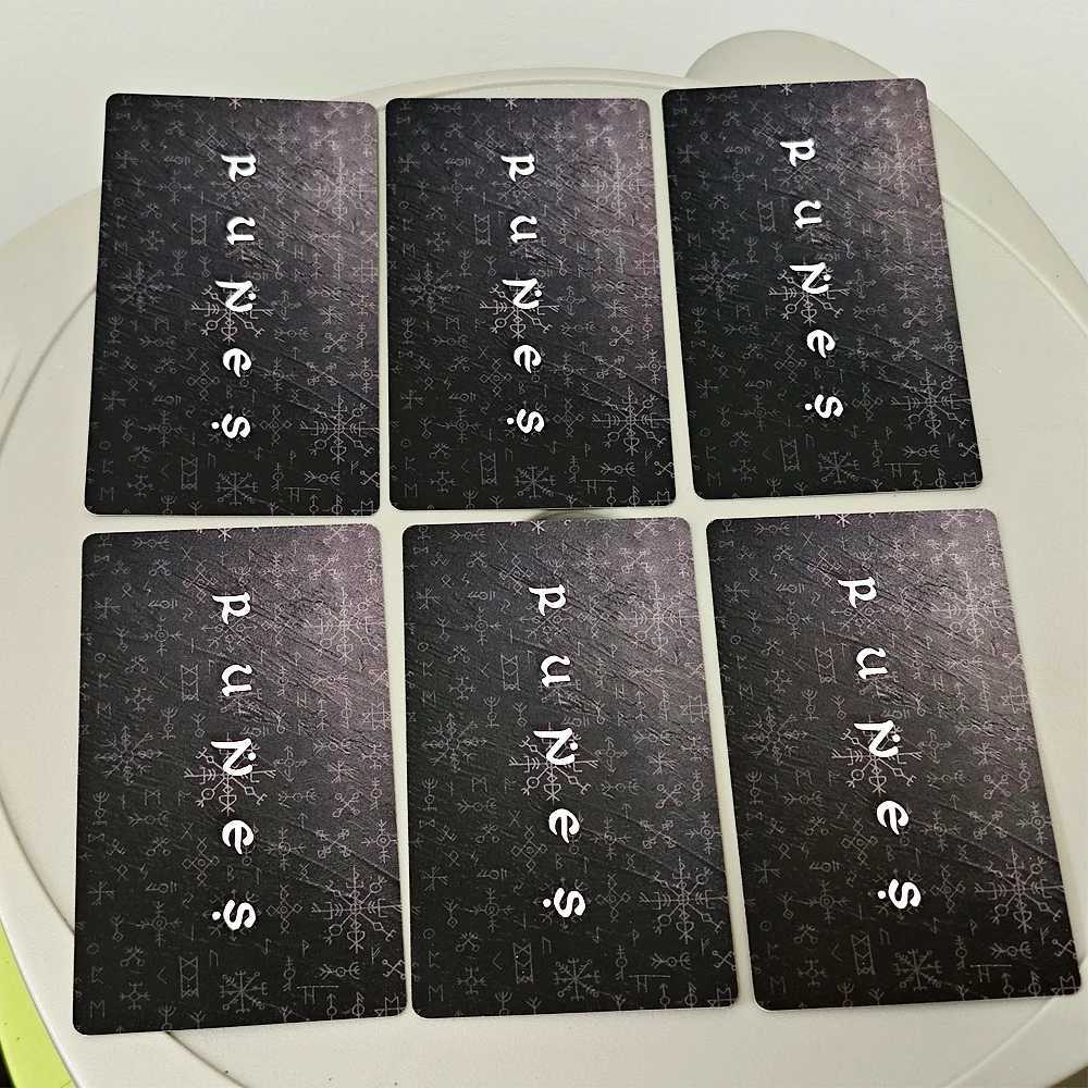 Runes Oracle Deck 26 Pcs Cards Illuminate Your Life and Manifest Transformation 1036cm C251114