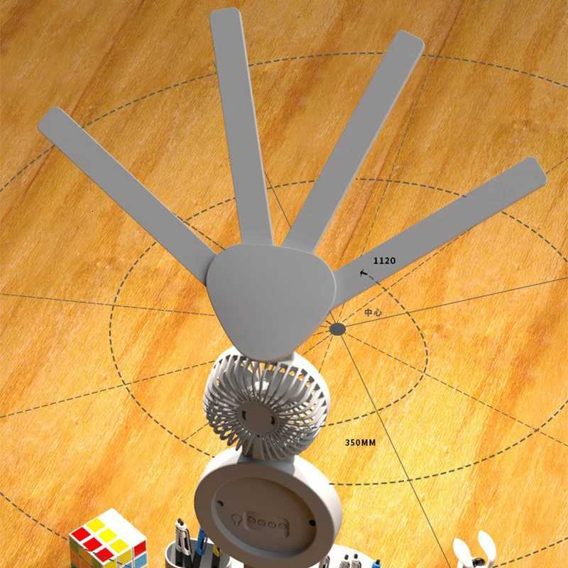 Rechargeable Table Lamp for Study Desk Lamp Reading Light Led Table Light with Fan Led Clock Dispaly Reading Lamp M251114