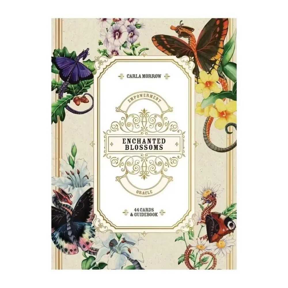 10473cm Enchanted Blossoms Empowerment Oracle Cards 44 Pcs Cards C251114