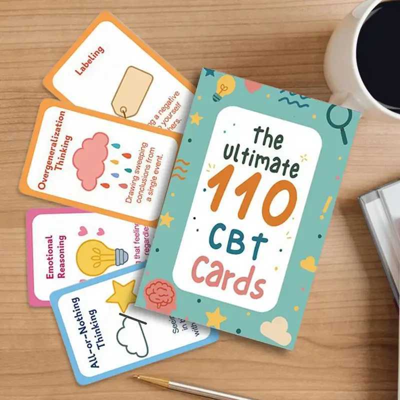 Mindfulness cards 55 cards containing 110 suggestions for action cognitive behavior cards personal emotional management C251114