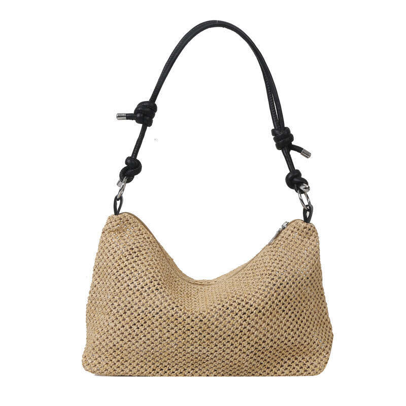 Handmade Beach Bag Handmade 2023 New Fashion Grass Woven Tote Versatile Large Capacity Shoulder Bag For Women Kq2
