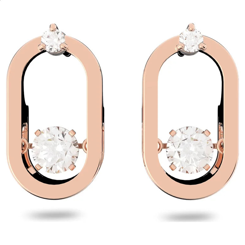 Sophisticated S925 silver round stud earrings with twisted unique and elegant suitable for standing style 250409