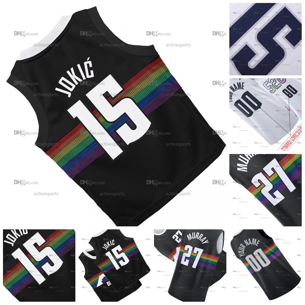 Custom 15 Jokic 2026 City Edtion Basketball Jersey Murray Valanciunas Johnson Gordon Nnaji Watson Stitched