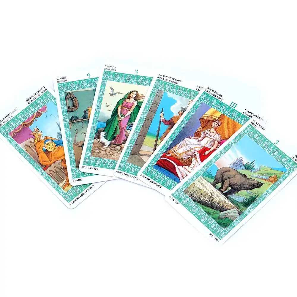Tarot Lenormand Tarot Cards Divination Personal Use Tarot Deck Full English Version Oracle Deck Family Gatherings Board Game C251114