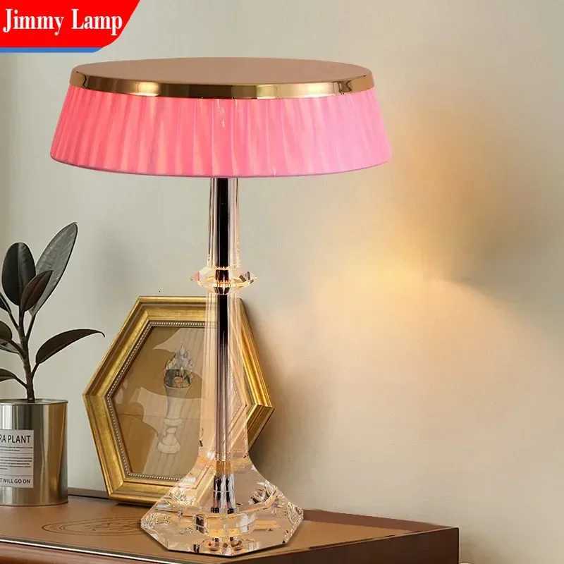 Modern Simple LED Crystal Desk Lamp for Home Bedside Study Office Bedroom Living Room Lighting Fixture Decor M251114