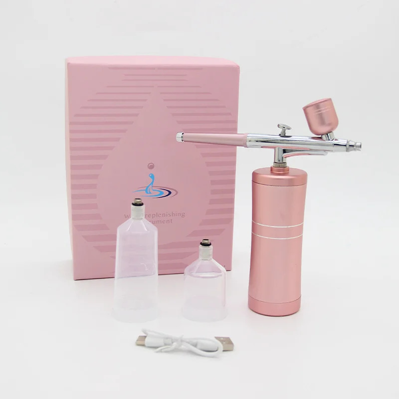 Rechargeable Portable Airbrush Paint Spray Gun Airbrush For Nail Art Cake Pastry Painting Barber Makeup Facial Beauty Skin Care 251112