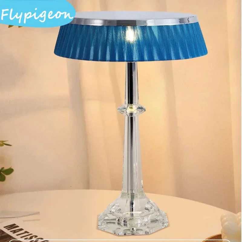 Nordic Crystal LED Table Lamps Home Decor Table Lights for Bedroom Living Room Parlor Hotel Study Desk Lighting Night Lights M251114