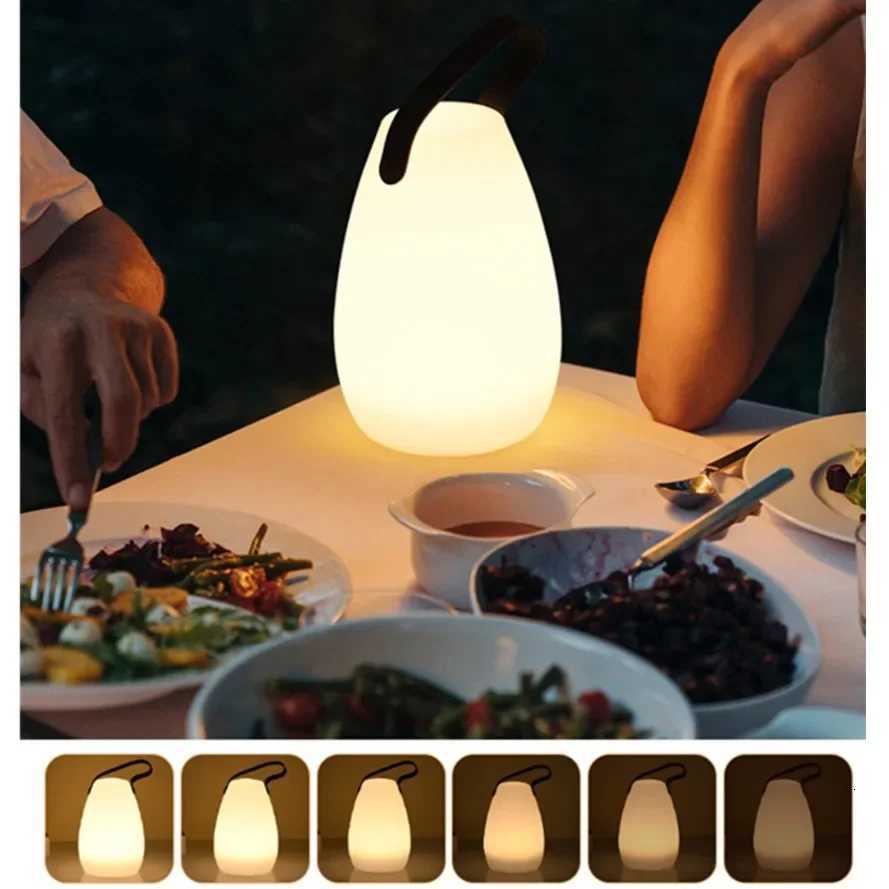 Colorful Portable Tuya APP Remote Control RGB LED Outdoor Waterproof Camping Book Lamp Atmosphere Light Party Decoration Light M251114