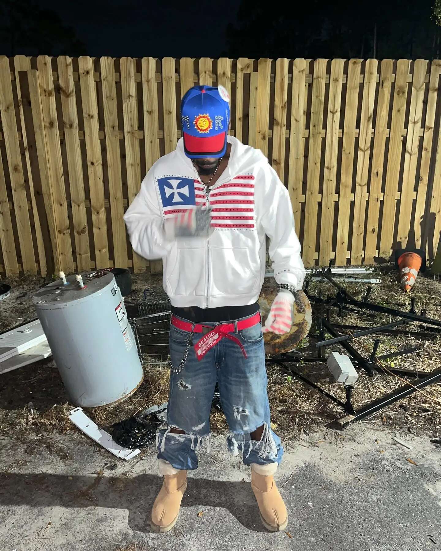 America Fashion Streetwear Gothic National Flag Rhie Embroidery Zipper Hoodie Y2k Couple Oversized Loose Cotton Sweatshirt