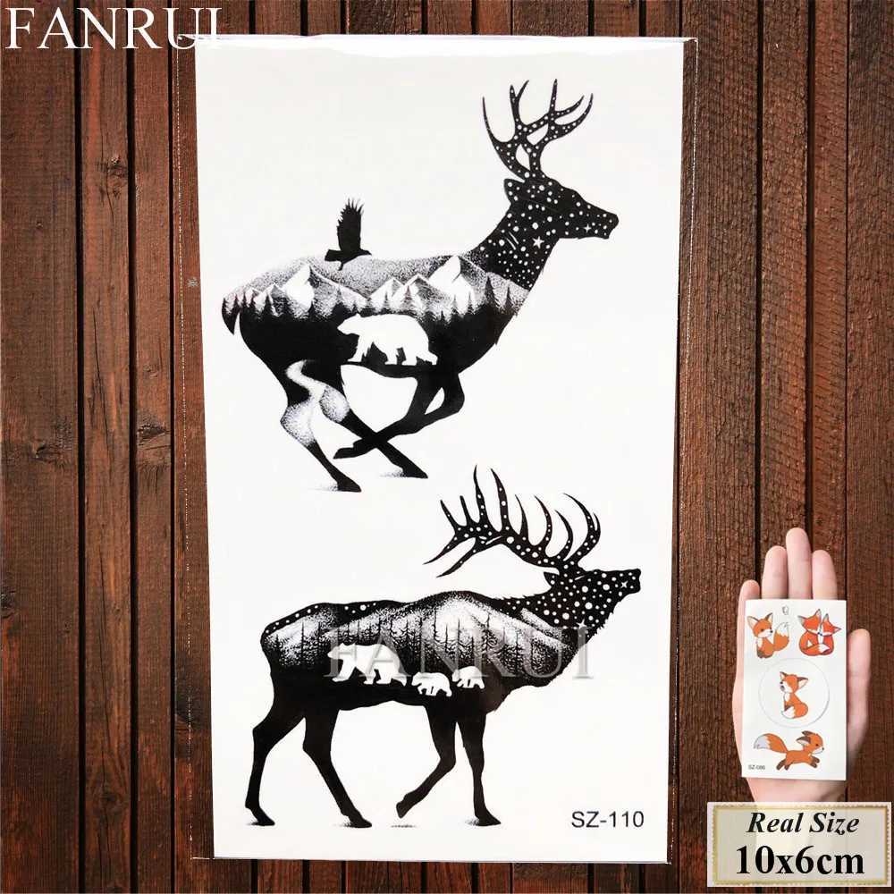 Fanrui sexy gun AK47 AK temporary tattoo male arm battlefield PUBG art weapon tattoo sticker female fake waterproof tattooXJ25414