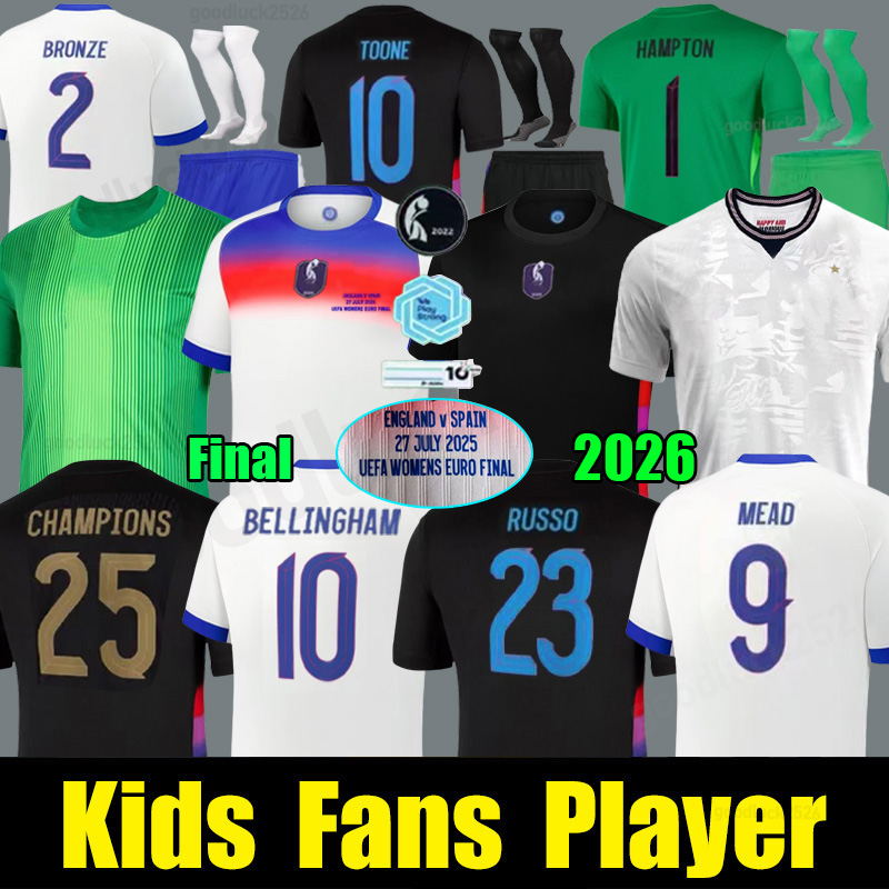2025 EnGLaNdS Soccer Jerseys White-Men, Women & Kids KANE BELLINGHAM PALMER FODEN RICE MAINOO BOWEN Football Shirt Uniforms 25 26