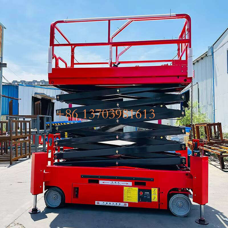 Cost-Effective 10m 14m Portable Crawler Scissor Lift Hydraulic Outriggers Reliable Aerial Platform