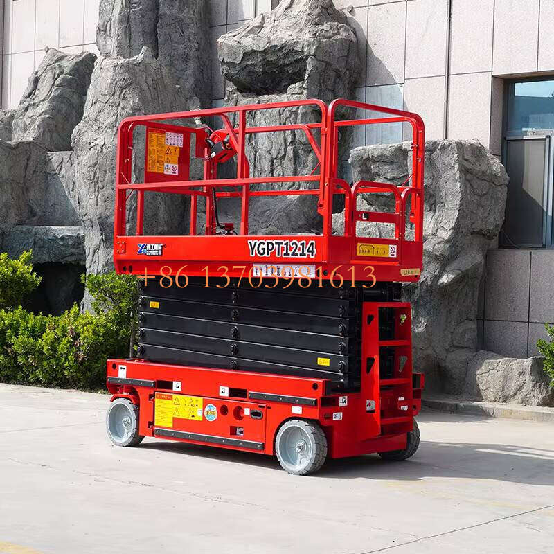320 450 Kg Full Electric Mobile Folded Platform Portable Hydraulic Scissor Lifting Equipment for Narrow Space