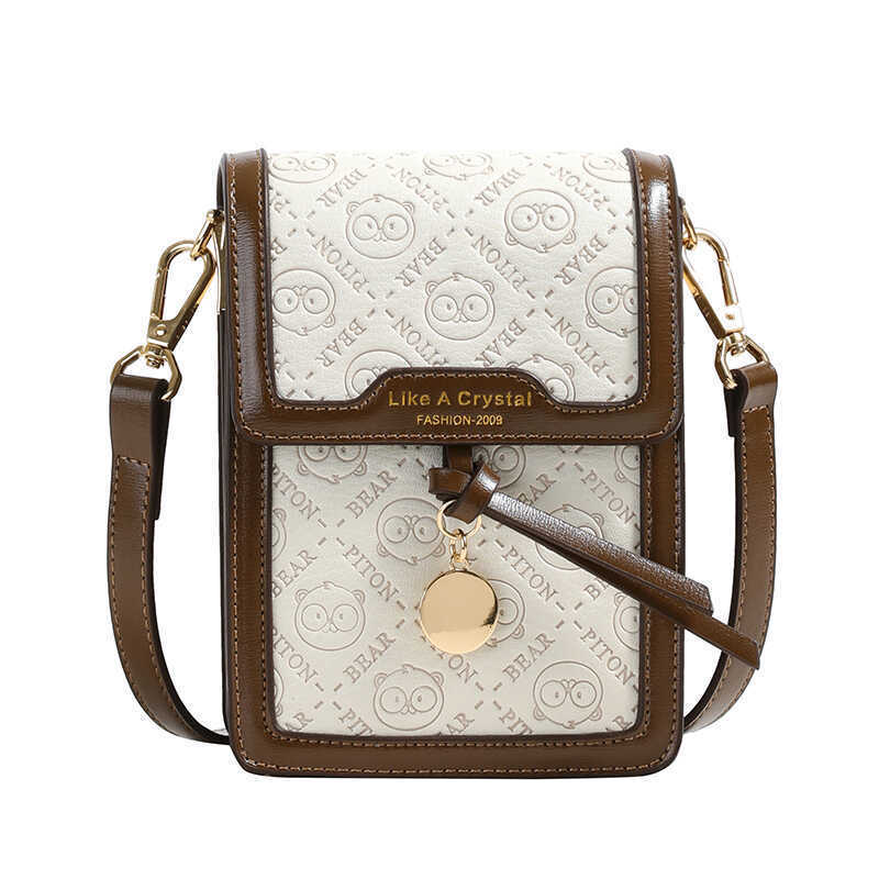 New Mobile Phone Women's Crossbody Small Fashionable And Versatile Shoulder Bag, Mini Vertical Lightweight Coin