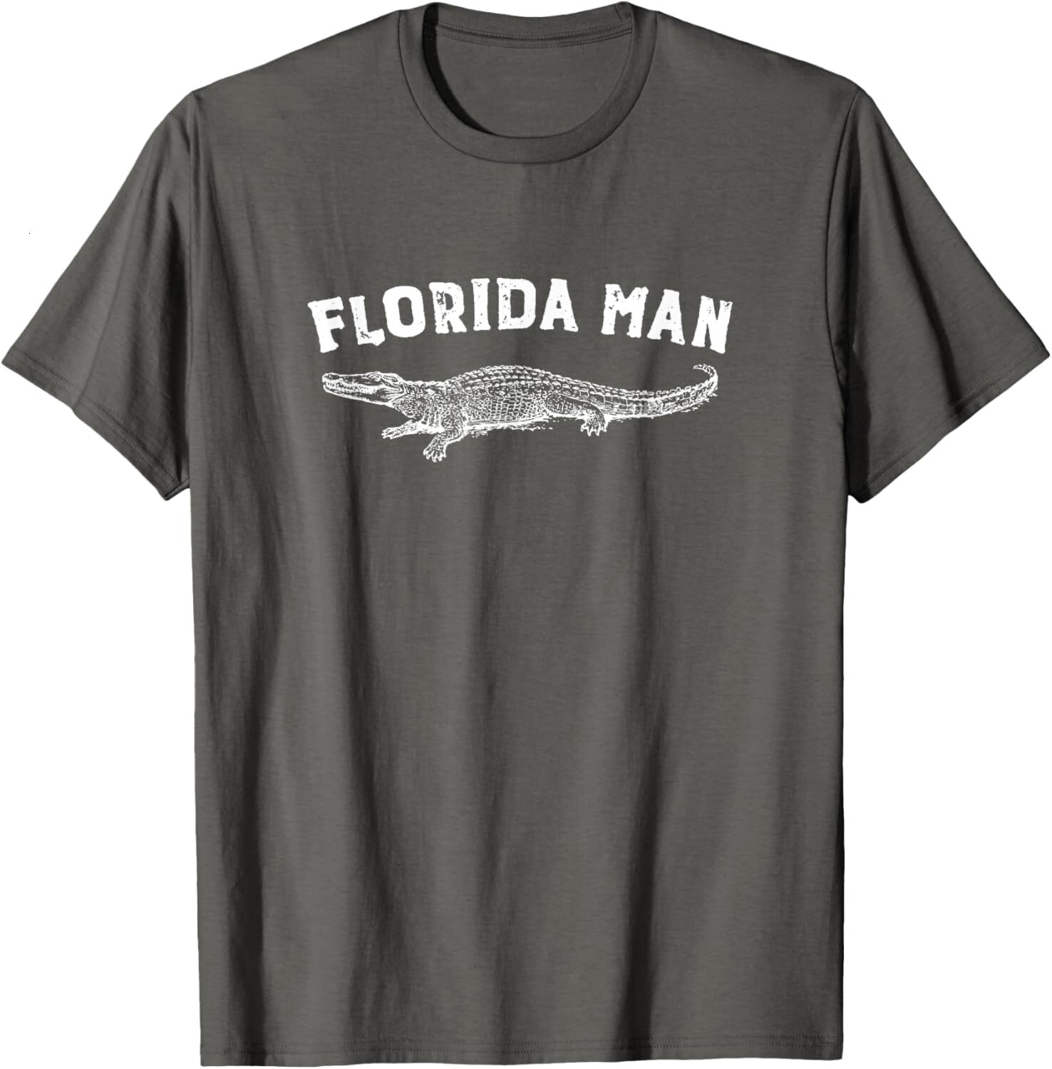 T shirt for Mens Florida Man | Alligator Funny Meme Gift Graphic Tee Casual Tops Clothes Short sleeve cool