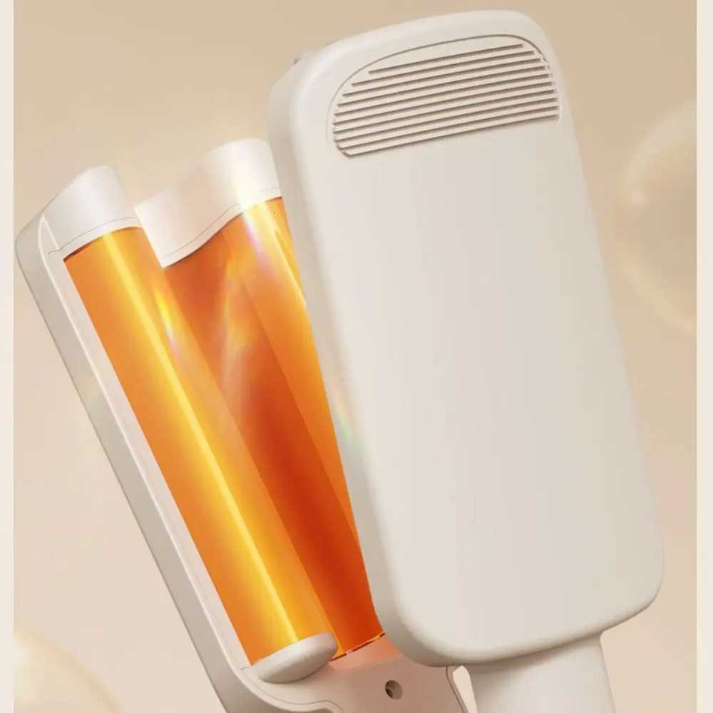 32mm Deep Wave Hair Curler Rotating 4 Temperature Adjustable Electric Hair Curling Iron Fast Heating Anti-ScaldT251114