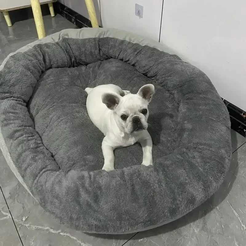Soft and warm dog bed pet basket cat house sofa for medium and large dog beds sofa cushion dog bed pet supplies X250412
