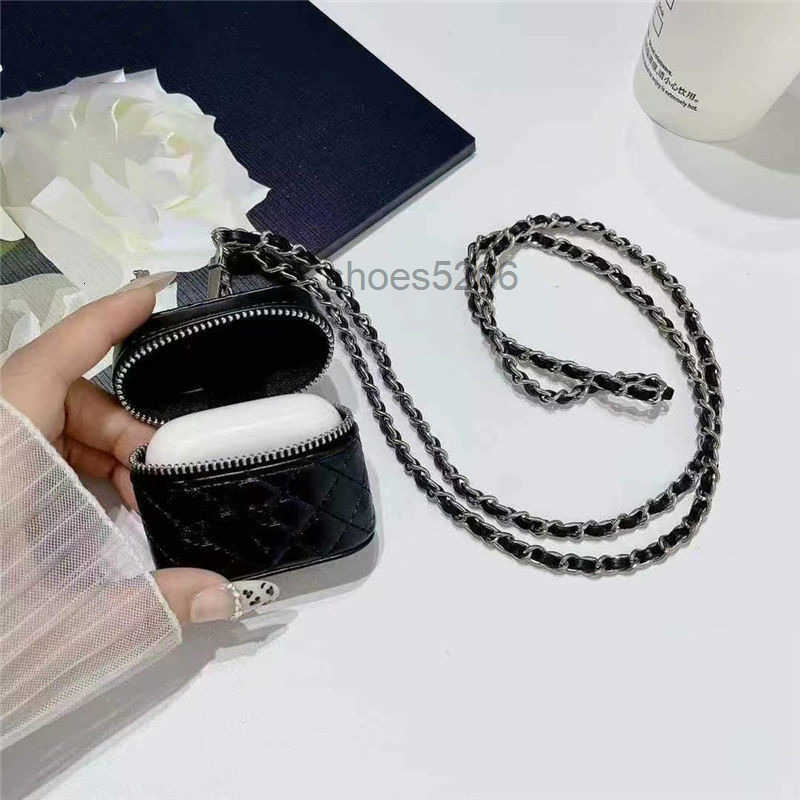 Fashion Candy Color Designer Brand Airpods Cases for 1 2 3 4 Pro Leather AirPod Universal Wireless Headphone Case Luxury AirPods with chain cover YP6N