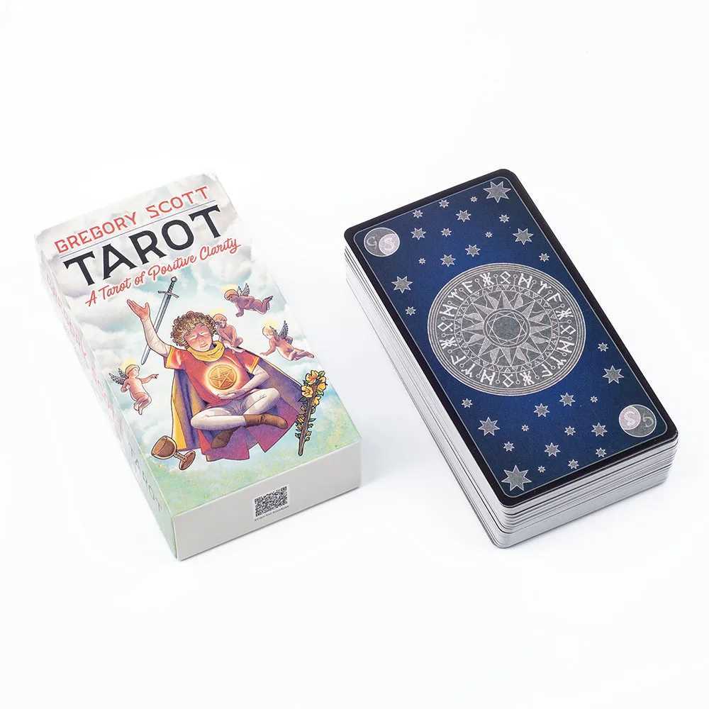 Hot Selling Gregory Scott Tarot 78-Card Deck English Visions For Beginners Puzzle Leisure Family Friend Party Game 11161cm C251114
