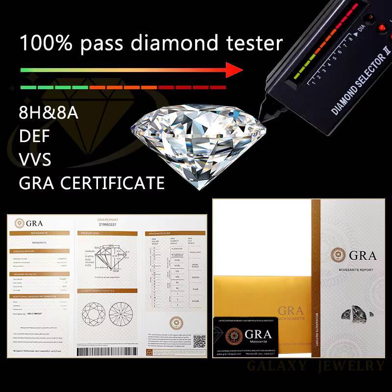 Hip Hop Black Moissanite Tennis Chain Iced Out Diamond Jewelry 925 Silver 3mm 4mm 5mm Gold Plated Men Bracelet Necklace