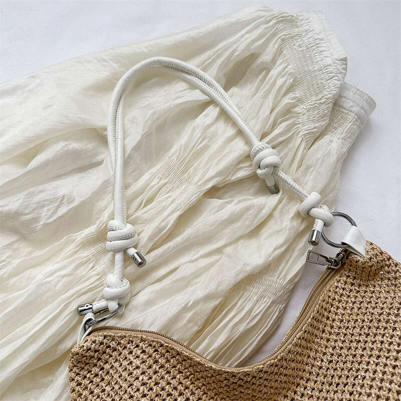 Handmade Beach Bag Handmade 2023 New Fashion Grass Woven Tote Versatile Large Capacity Shoulder Bag For Women Kq2