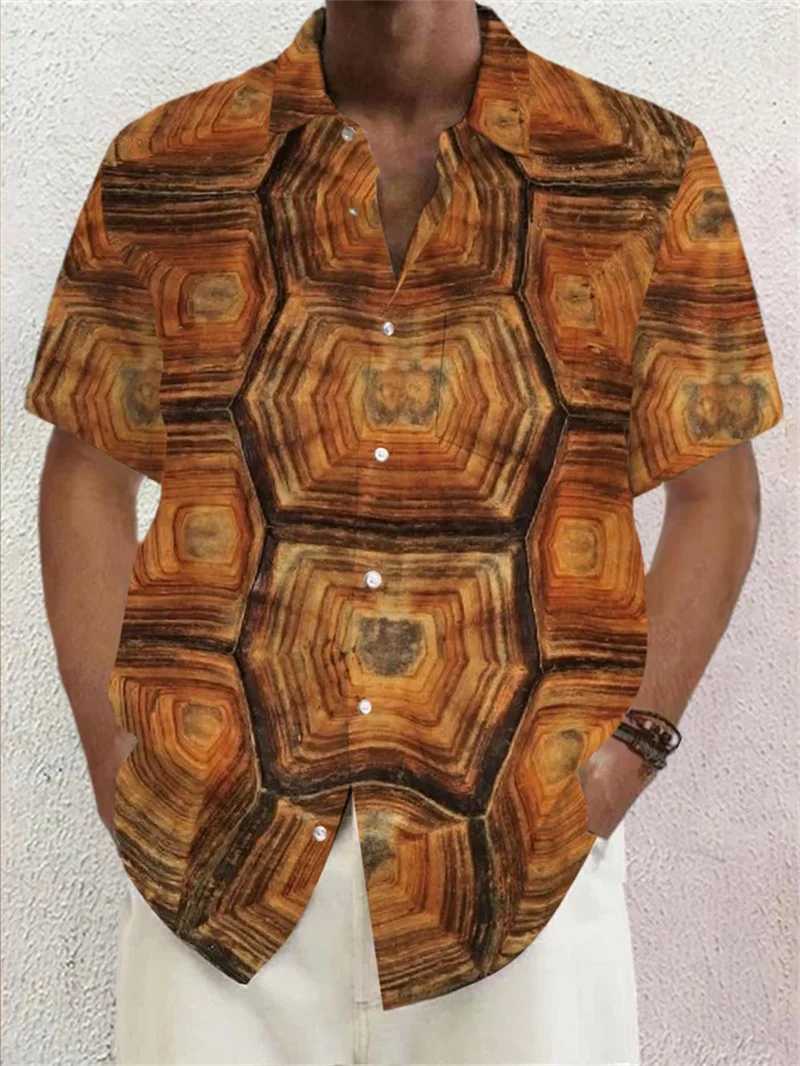 Mens Leisure House Town Printed Short Sleeve Sleeping Dragon Pattern 3D Printed Original Summer Plus Size Street Top W250414