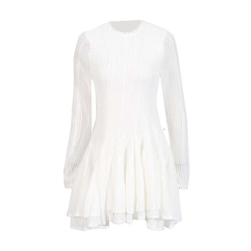 Designer Trendy Solid Color Women's Short Dress with Flirty Ruffle Edges and Comfortable Fit