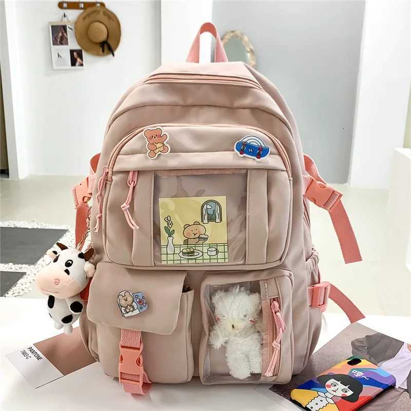 Girls Backpack Cute School Bags For Student Teens Girls Pockets Women Laptop BackpackW251113