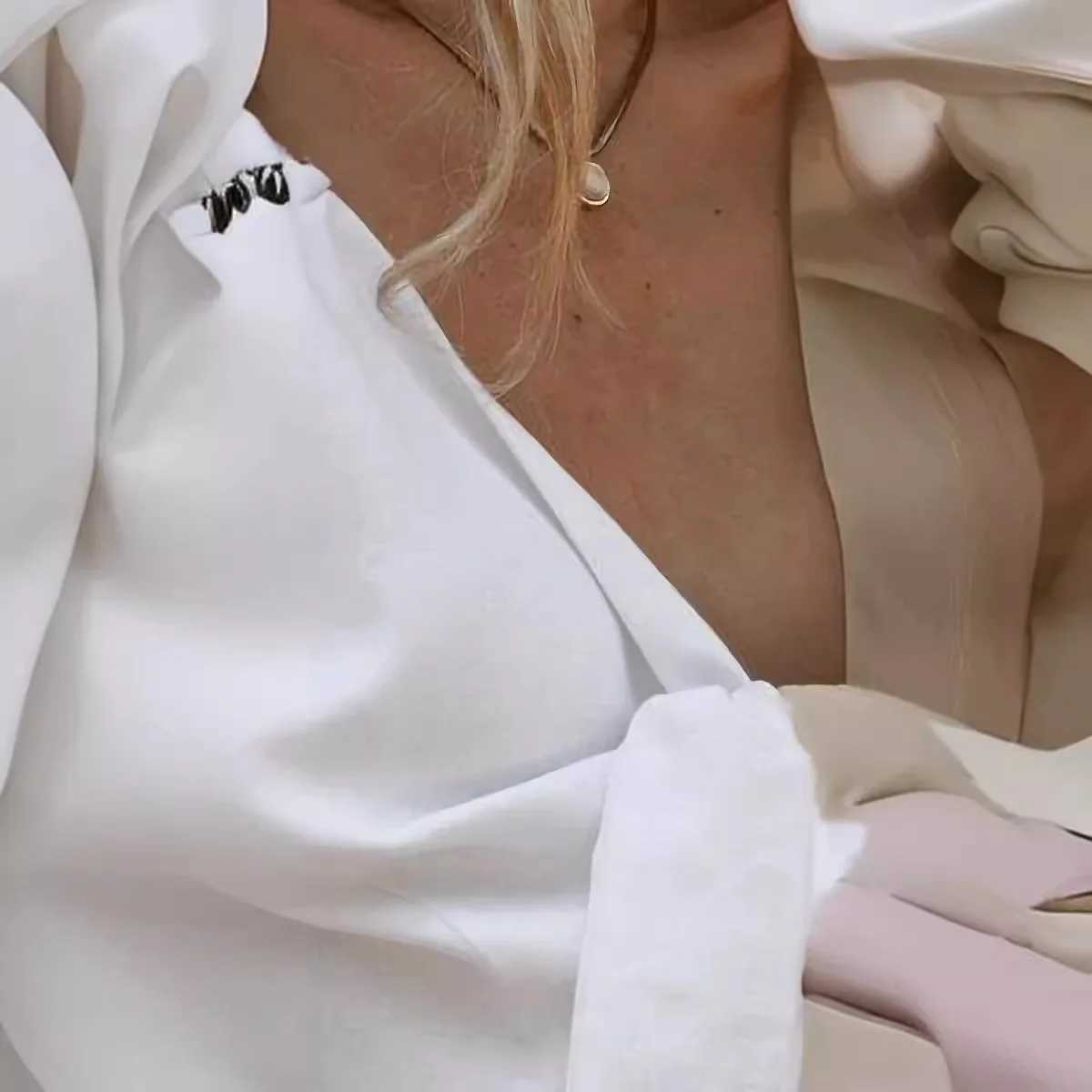 Puff Sve lace shorts monochrome set sexy temperature street trend 2024 womens summer fashion two-piece setXJ250414