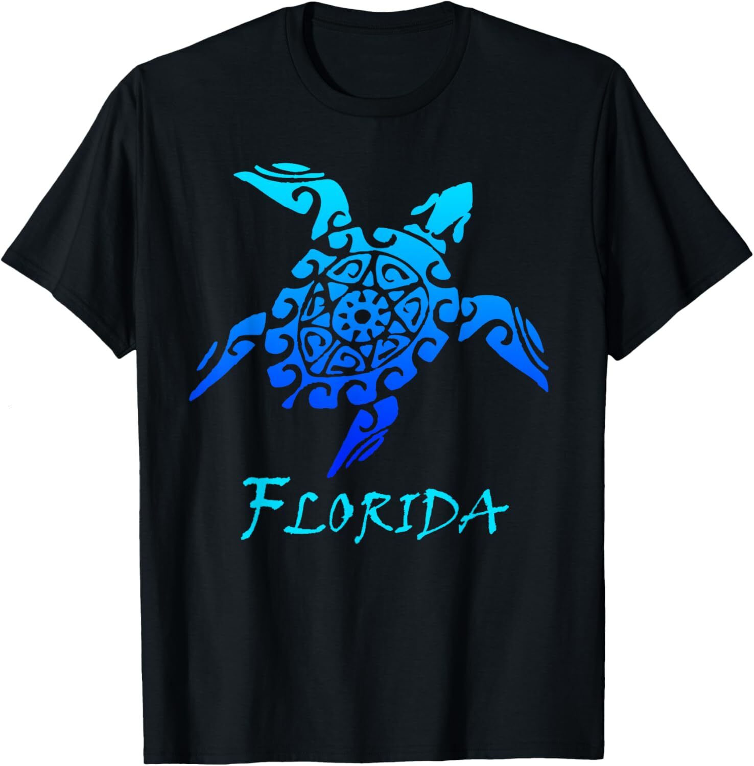 T shirt for Mens Florida Vacation Vintage Retro Sea Turtle Graphic Tee Casual Tops Clothes Short sleeve cool