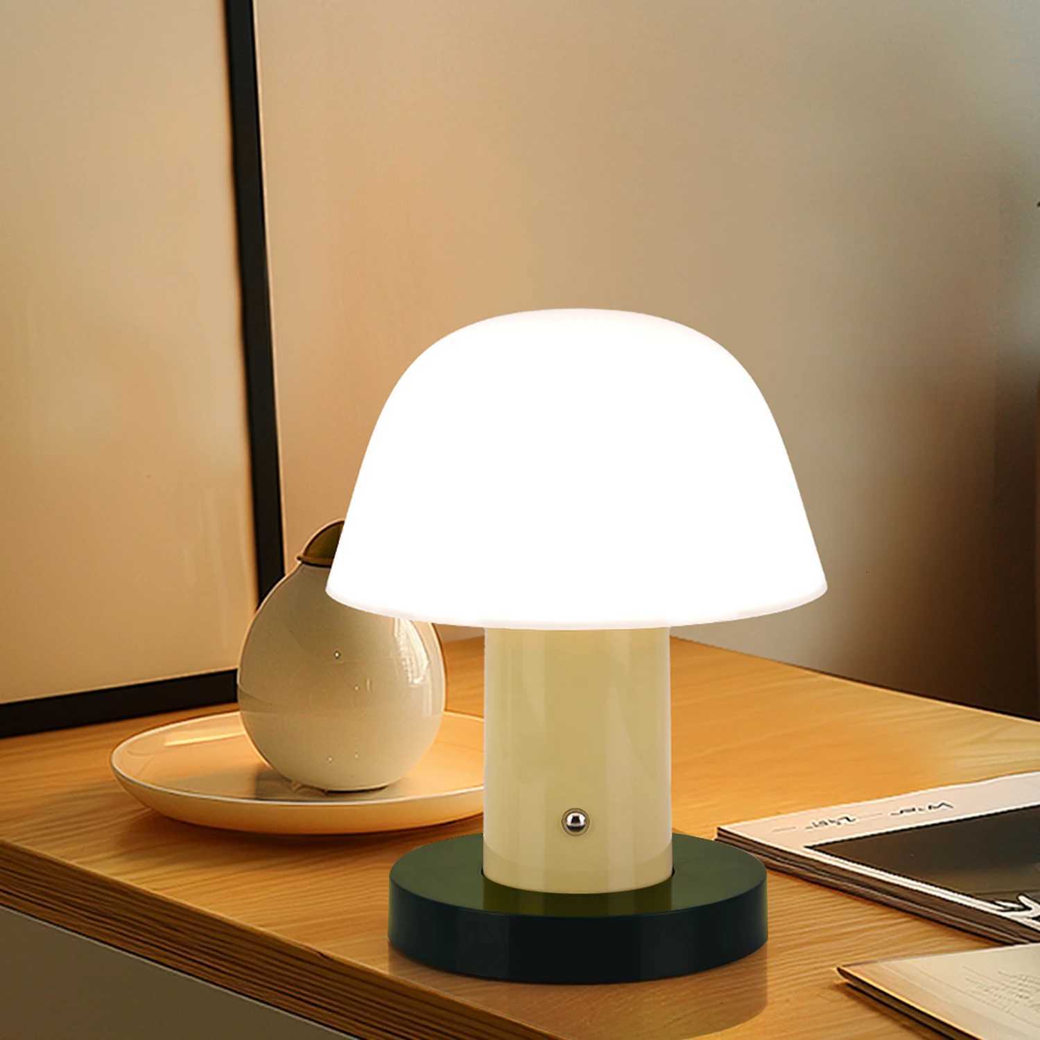 Bedroom bedside decorative light USB charging LED mushroom touch switch atmosphere light M251114