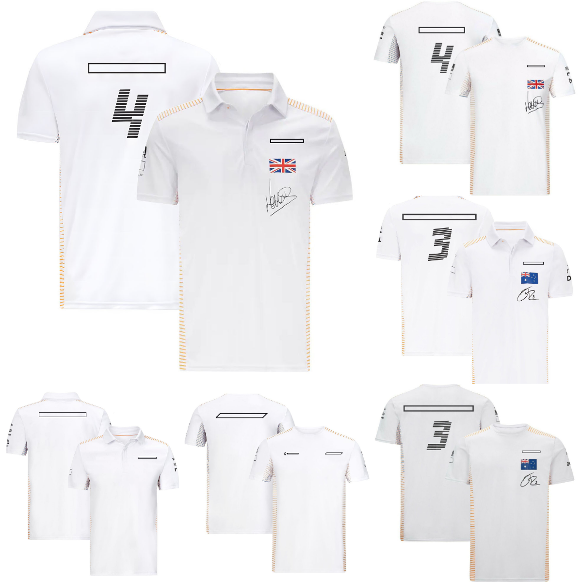 Team Polo Shirt T-shirt Summer Formula 1 Driver Short Sleeved T-Shirt New F1 Racing Men Women Oversized T-Shirts Outdoor Jersey free shippi