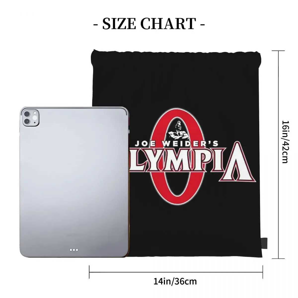 Future Mr OLYMPIA Motivations Backpacks Casual Portable Drawstring Bundle Pocket Sports Bag Book Bags For Man Woman SchoolW251113