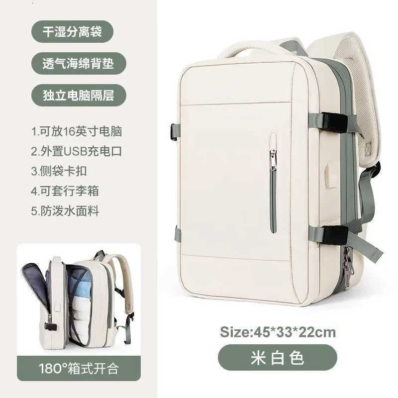 New Large Capacity Bags Business Multifunctional Charging Backpacks Expandable Airplane Travel Backpack Laptop Bag Luggage MaW251113