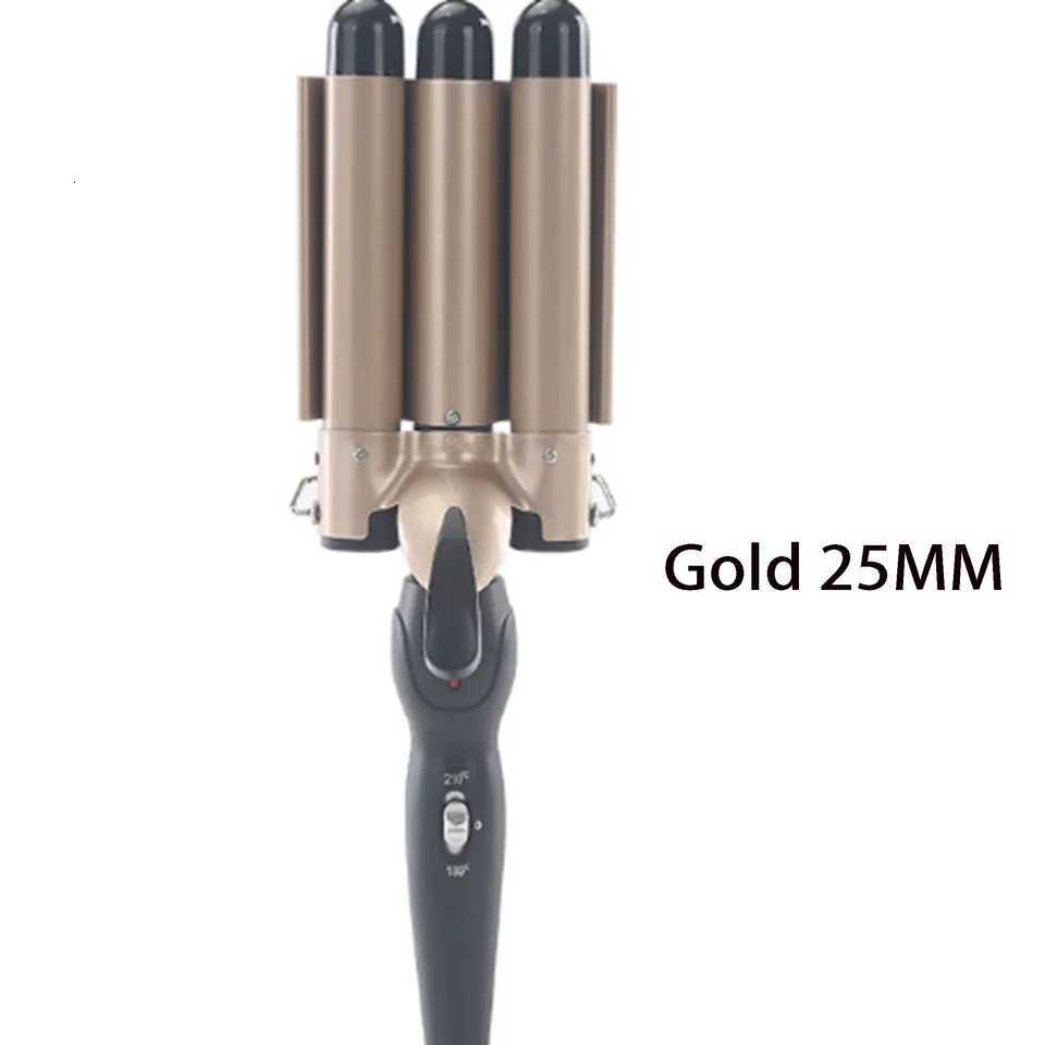 Professional hair perm curling iron ceramic triple barrel wave curly hair special hair styling tool hair care and stylingT251114