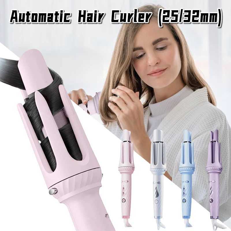 3 in 1 Automatic Curling Iron Straight Hair Comb 32mm 25mm Tube Hair Curler Heating Straightener Easy to Use Head ReplacementT251114